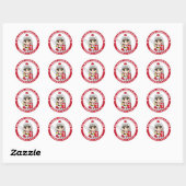 Stickers ronds Little Princess Ai Ai (Feuille)