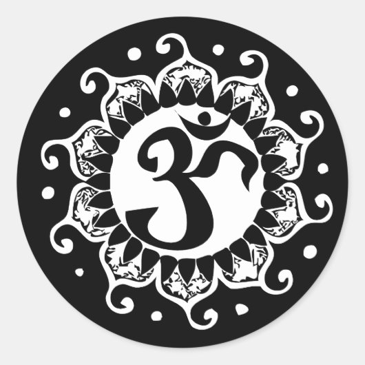 Stickers ronds Lotus OM (Devant)