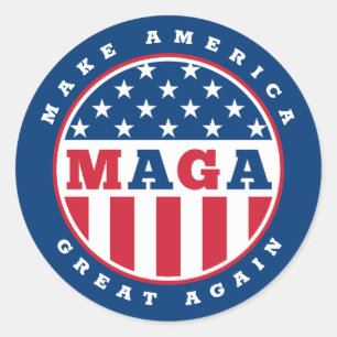 Stickers ronds MAGA