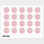 Stickers ronds mariages Doses (Feuille)