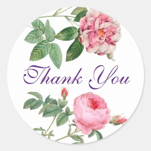 Stickers ronds Merci (Devant)