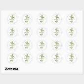 Stickers ronds OREGANO FRAIS (Feuille)