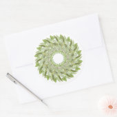 Stickers ronds OREGANO WREATING (Enveloppe)