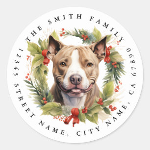 Stickers ronds Pit Bull