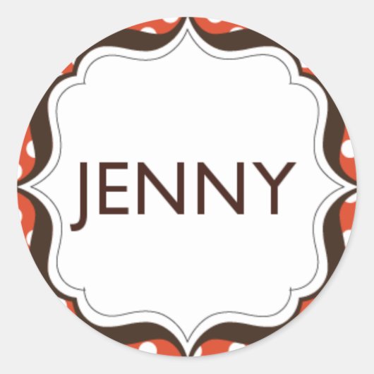 Stickers ronds - plein saignement (Devant)