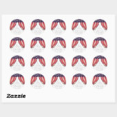 Stickers ronds Promis d'Allégeance (Feuille)