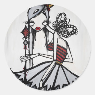 Stickers ronds "Reine des Diamants"