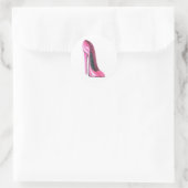 Stickers ronds Roses haute chaussure (Sac)