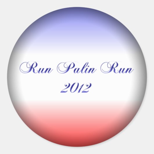 Stickers ronds rouges blancs et bleus palins (Devant)