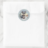 Stickers ronds Schnauzer miniatures (Sac)