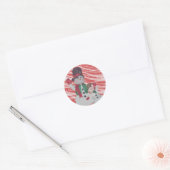 Stickers ronds Snowman (Enveloppe)