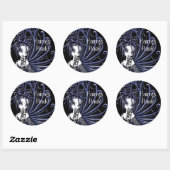 Stickers ronds "Sophia" (Feuille)