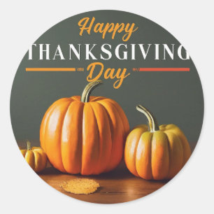 Stickers ronds Thanksgiving