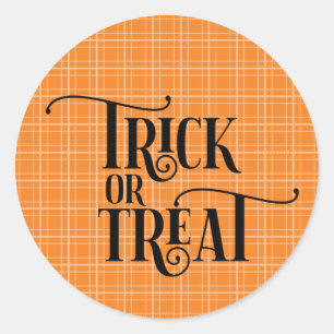 Stickers ronds Trick ou Treat