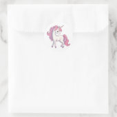 Stickers ronds Unicorne - Blanc (Sac)