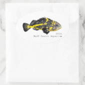 Stickers ronds Yellowstripe Rockfish 2024 - Classi (Sac)
