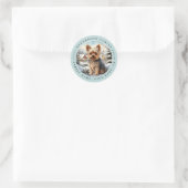 Stickers ronds Yorkshire Terrier (Sac)