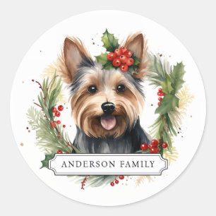 Stickers ronds Yorkshire Terrier