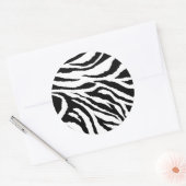 Stickers ronds Zebra Print (Enveloppe)