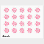 Stickers Rose (Feuille)