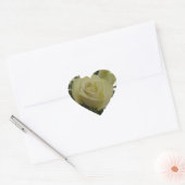 stickers rose blanche (Enveloppe)