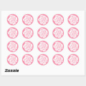 Stickers Rose blanche (Feuille)