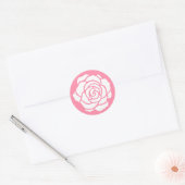 Stickers Rose blanche (Enveloppe)