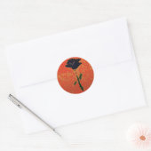 Stickers Rose bleu (Enveloppe)