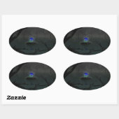 Stickers Rose bleu (Feuille)