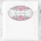 Stickers Rose Damask Rose Elegant (Sac)