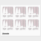 Stickers - Rose & Grey - Etoiles & Neige (Feuille)