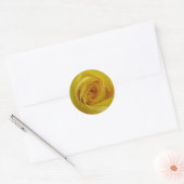 Stickers Rose jaune (Enveloppe)