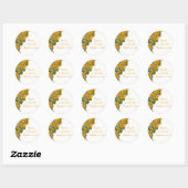 Stickers Rose jaune (Feuille)