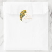 Stickers Rose jaune (Sac)