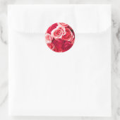 Stickers rose Mariage Enveloppe Sceau (Sac)