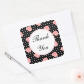 Stickers Rose Merci (Enveloppe)