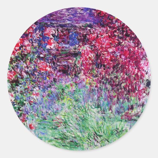 Stickers Rose Monet (Devant)