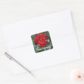 Stickers Rose no 1 du bouquet Crimson, joyeux anni (Enveloppe)