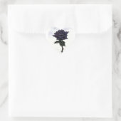 Stickers Rose noir (Sac)