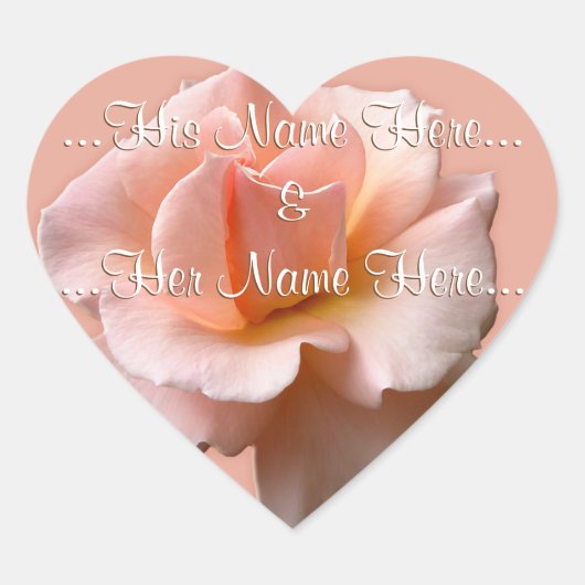 Stickers Rose sauvage Sticker Rose de pêche person (Devant)