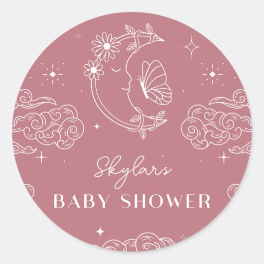 Stickers Rose Tarot céleste (Devant)