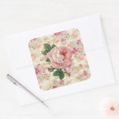 Stickers Rose vintage (Enveloppe)