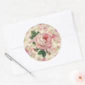 Stickers Rose vintage (Enveloppe)