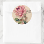 Stickers Rose vintage (Sac)