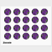 Stickers Rose violet (Feuille)