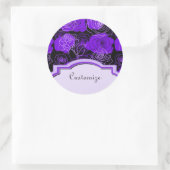 Stickers Rose violet Enchantants (Sac)