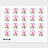 Stickers Rosebud Merci (Feuille)
