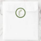 Stickers ROSEMAIRES FRAIS (+texte) Vert (Sac)