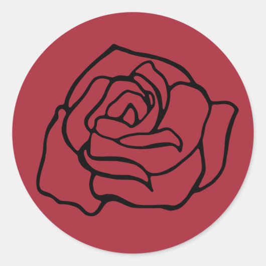 Stickers roses (Devant)