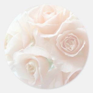 stickers roses de corail pâle